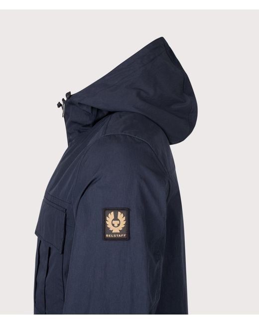 Belstaff Blue Regular Fit Container Overshirt for men