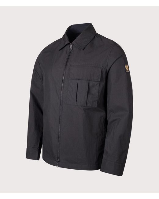 Belstaff Blue Reg Fit Cargo Overshirt for men