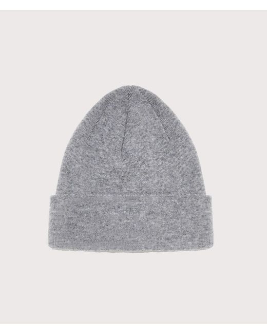 MKI Miyuki-Zoku Gray Mki Embroidered Merino Beanie for men