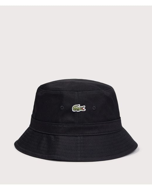 Lacoste Blue Piqué Bucket Hat for men