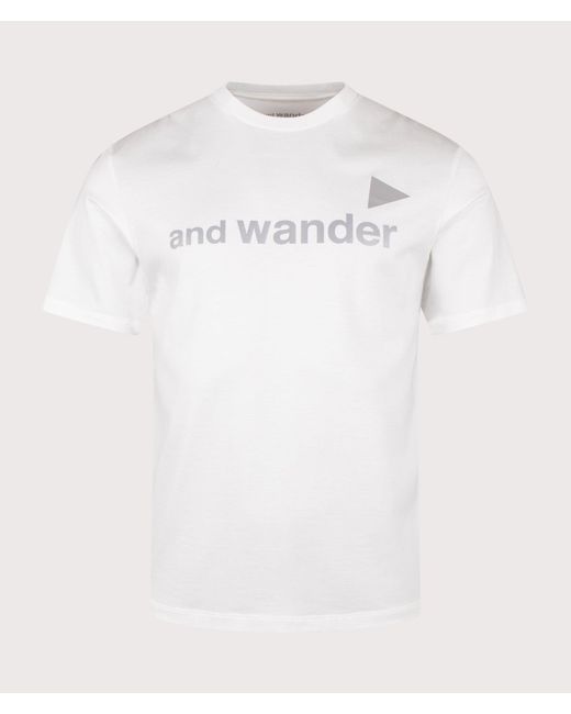 And Wander White Ref T-Shirt for men