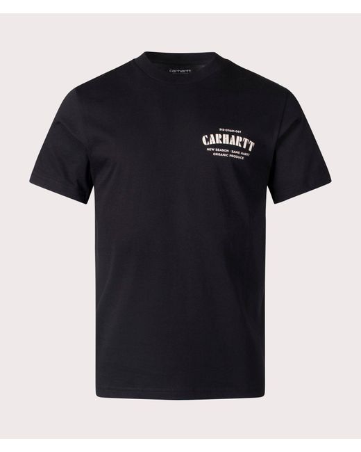 Carhartt Black Catalogue C Logo T-Shirt for men