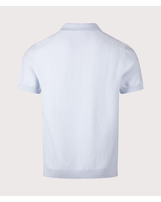 Lacoste Blue Classic Fit Knitted Polo Shirt for men