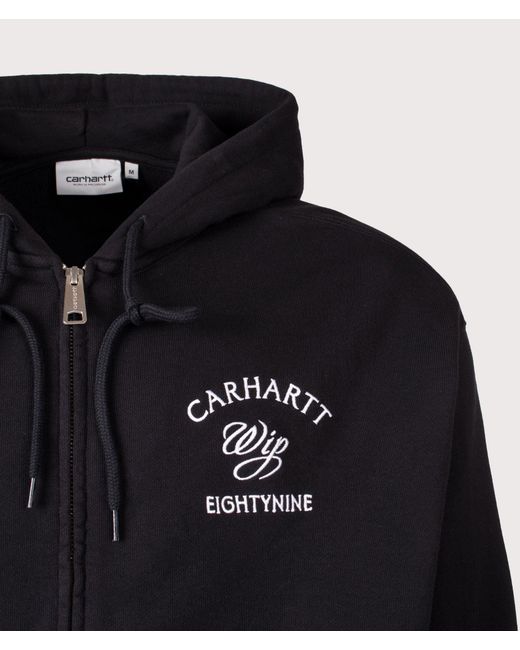 Carhartt Blue Balloon Fit Eightynine Hooded Sweat Jacket for men