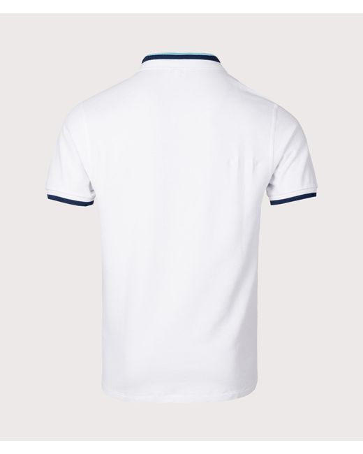 KENZO White Slim Fit Nautical Polo Shirt for men
