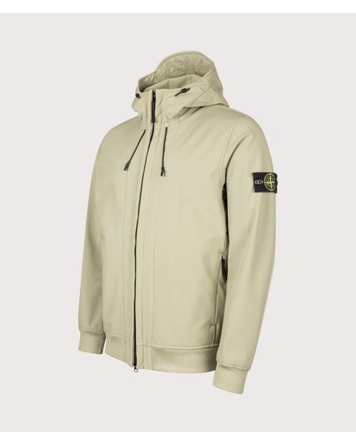 Stone Island Natural Soft Shell-R_E Dye Technology Jacket for men