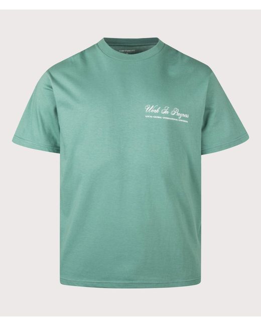 Carhartt Green Loose Fit Cloud Heart T-Shirt for men