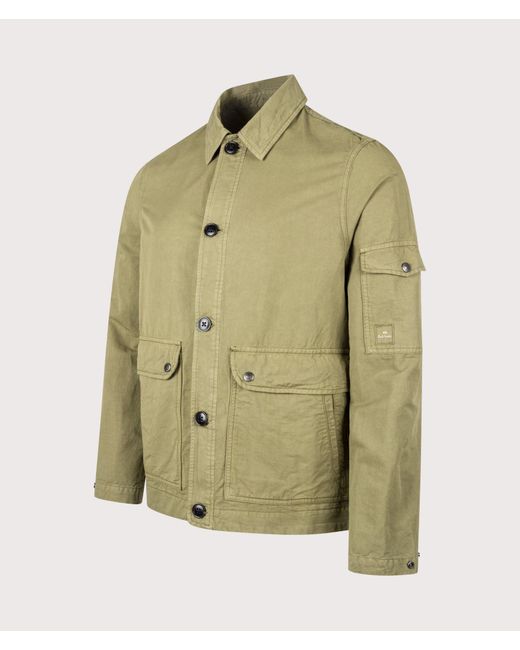 Paul Smith Green Regular Fit Overshirt for men