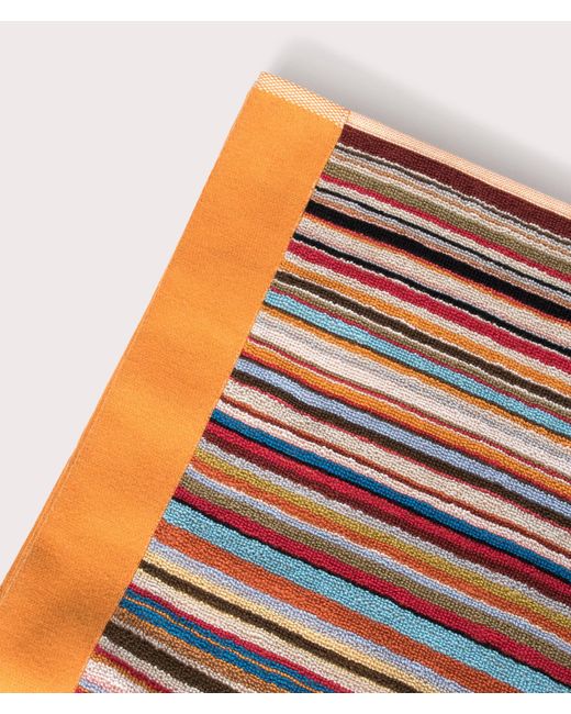 PS by Paul Smith Brown Signature Stripe Towel Medium for men