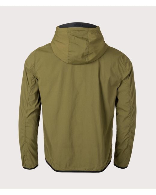 Aquascutum Green Active Hooded Shell Jacket for men