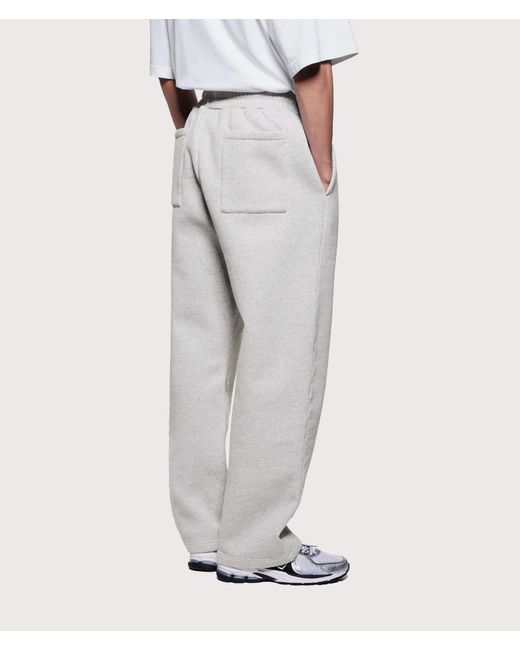 MKI Miyuki-Zoku Gray Open Hem Uniform Wide Leg Joggers for men