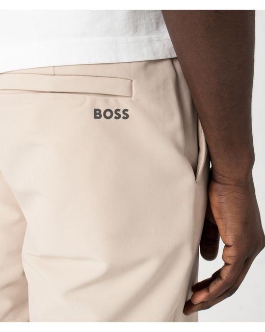 Boss Natural Slim Fit Commuter Chino Shorts for men