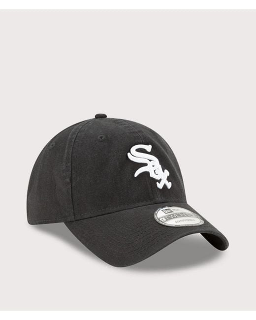 KTZ Black Mlb Core Classic Washed 9Twenty Adjustable Cap for men