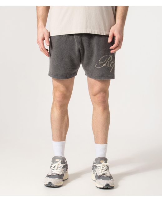 Represent Owners Club Script Shorts in Grey for Men | Lyst UK