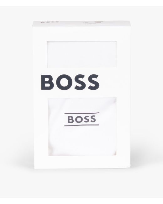 Boss White Regular Fit 365 Rn T-Shirt for men