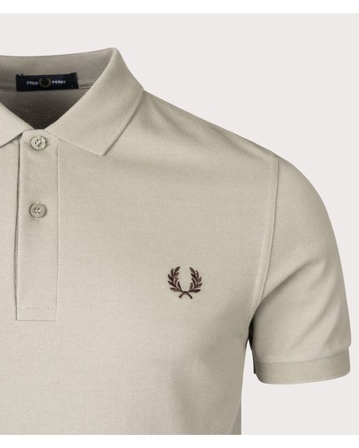 Fred Perry Natural Plain Polo Shirt for men