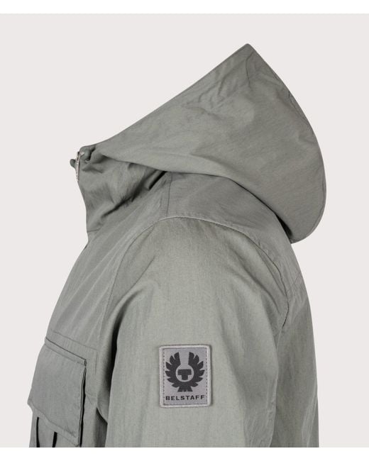 Belstaff Gray Regular Fit Container Overshirt for men