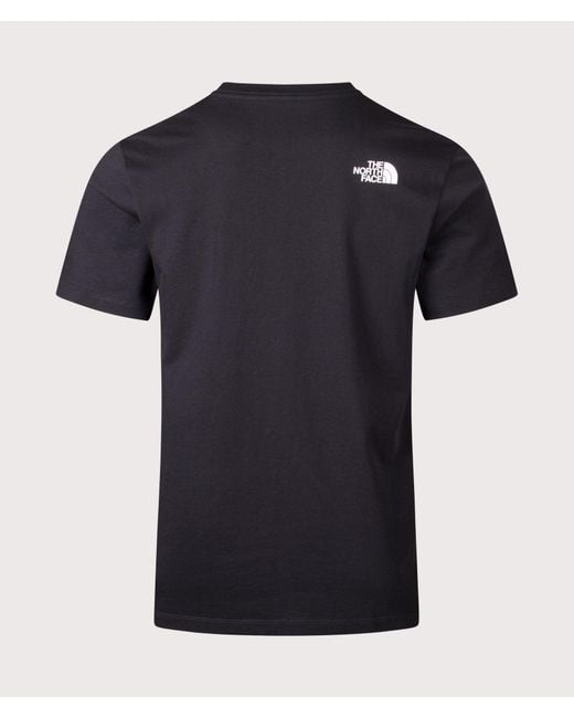 The North Face Blue Regular Fit Evolution Box Half Dome T-Shirt for men