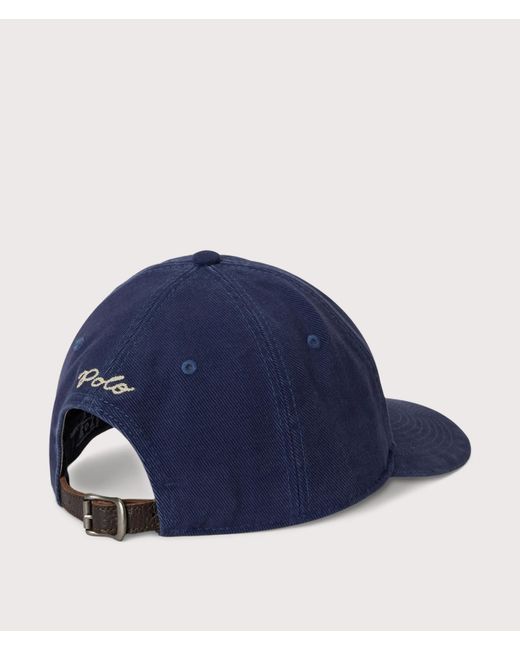 Polo Ralph Lauren Blue Ralph Logo Twill Ball Cap for men