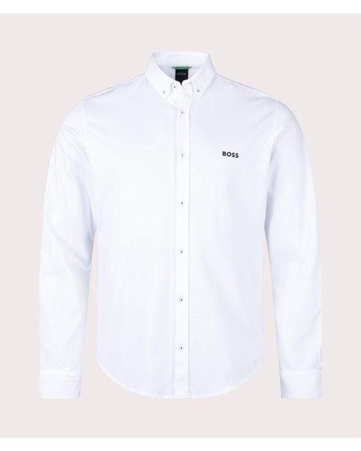 Boss White B Motion Shirt for men