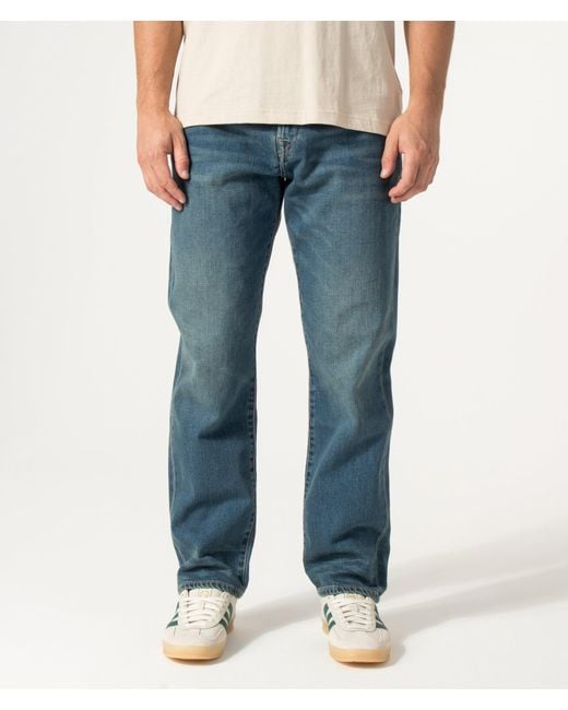 Paul Smith Blue Relaxed Tapered Fit Jeans for men