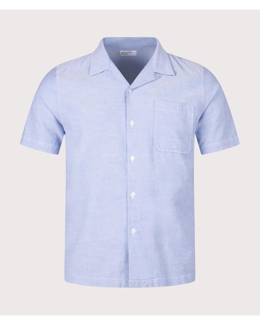 Universal Works Blue Road Shirt for men