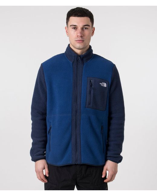 The North Face Blue Yumiori Zip Through Fleece for men