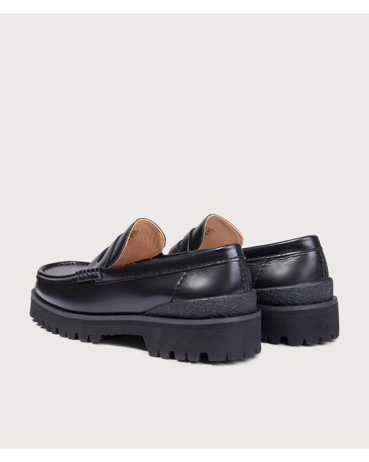 Clarks Blue Yukoner Penny Loafers for men