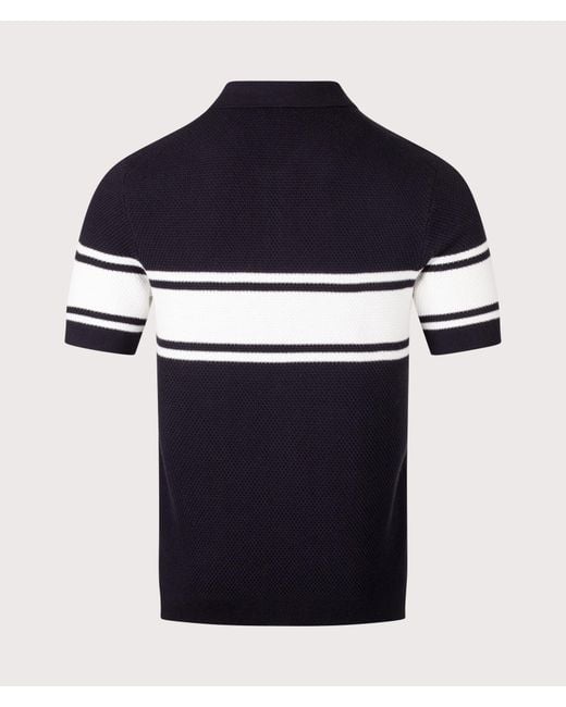 HUGO Blue Regular Fit Sholton Polo Shirt for men