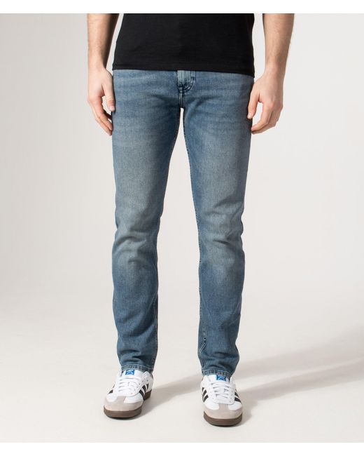 Boss Blue Slim Fit Delaware Jeans for men