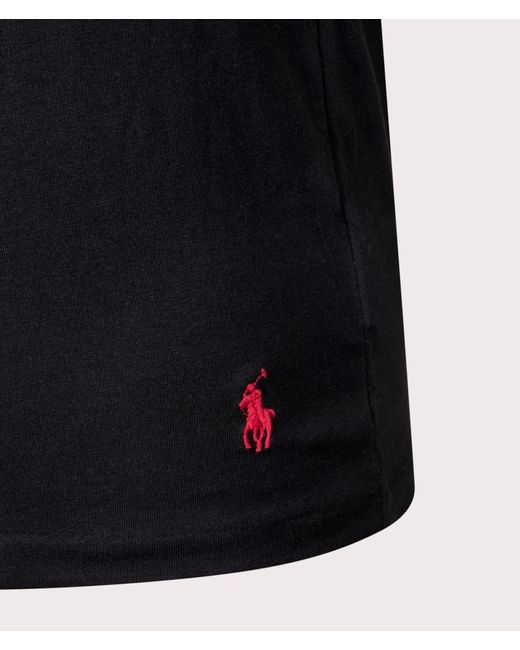 Polo Ralph Lauren Black 2 Pack Classic Crewneck Undershirt T-Shirt for men