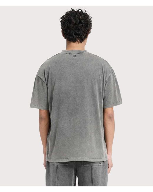 Represent Gray Initial Oversized T-Shirt for men