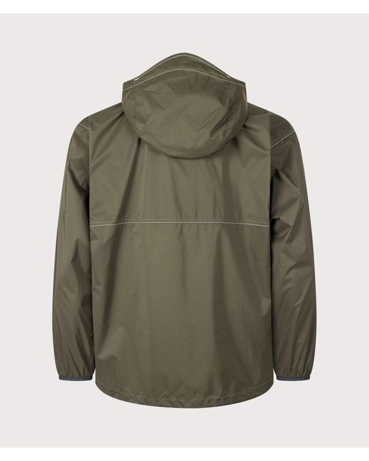 And Wander Green Regular Fit Pertex Wind Jacket for men