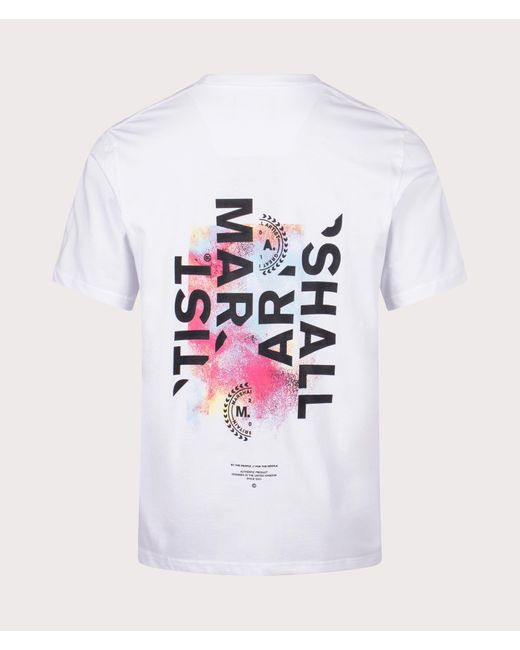 Marshall Artist White Fragment T-shirt for men