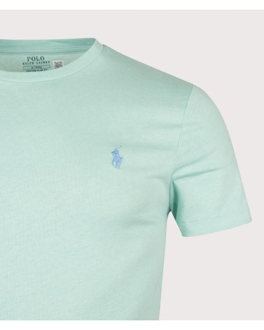 Polo Ralph Lauren Green Custom Slim Fit Jersey T-Shirt for men