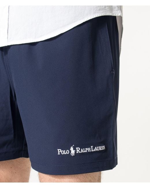 Polo Ralph Lauren Blue 5.75 Inch Traveler Classic Swim Trunks for men