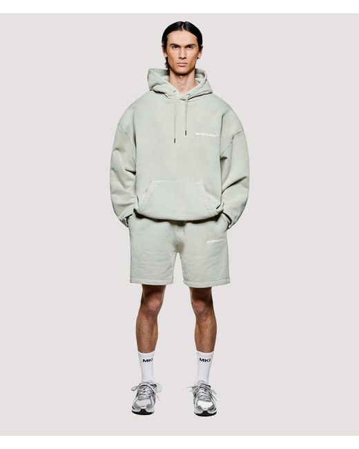 MKI Miyuki-Zoku Gray Box Fit Uniform Hoodie for men