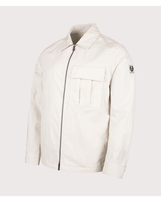 Belstaff Natural Regular Fit Cargo Overshirt for men