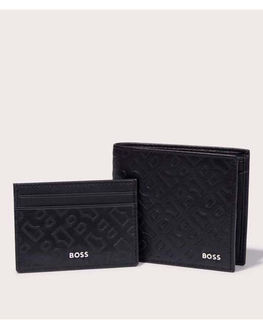 Boss Black Gb Outline Wallet &Amp; Cardholder Giftset for men