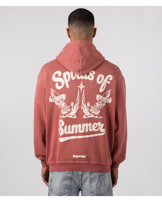 Represent Red Spirits Of Summer Hoodie for men