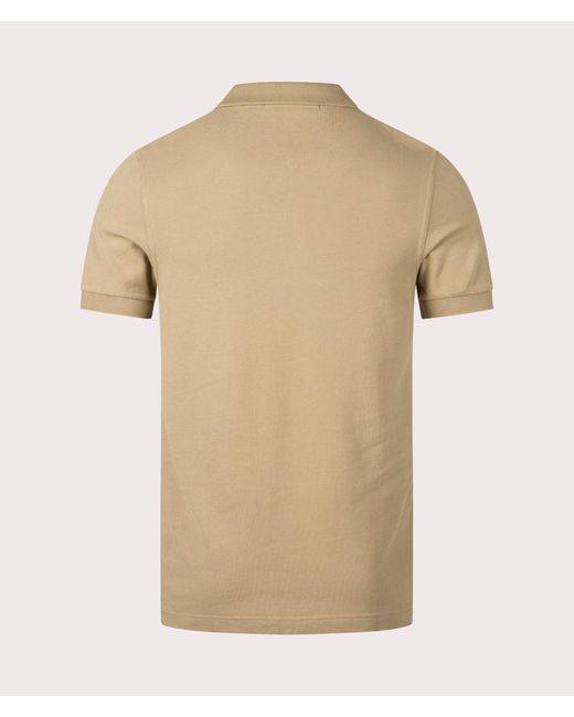 Fred Perry Natural Zip Neck Polo Shirt for men