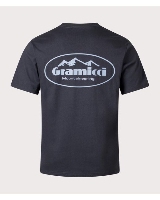 Gramicci Blue Mountaineering T-shirt for men