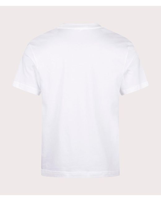 Lacoste White Cotton T-Shirt for men