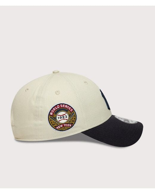 KTZ Black New York Yankees Mlb World Series Patch 9Forty Adjustable Cap for men