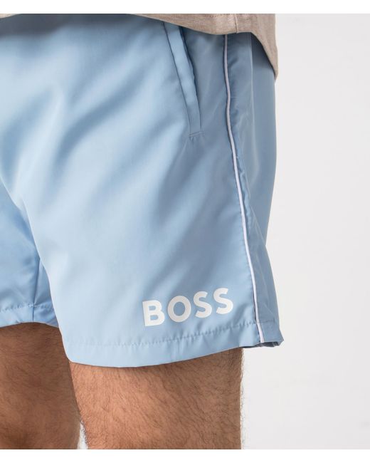 Boss Blue Starfish Swim Shorts for men