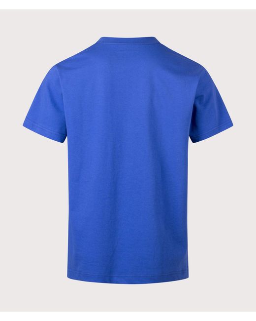 And Wander Blue Big Logo T-Shirt for men