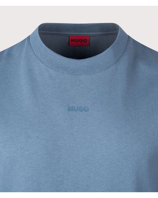 HUGO Blue Relaxed Fit Dapolino T-Shirt for men