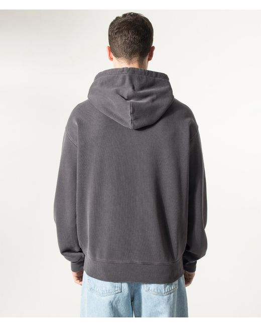 Carhartt Gray Balloon Fit Nelson Zip Through Hoodie for men