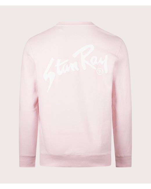 Stan Ray Pink Stan Crew Sweatshirt for men