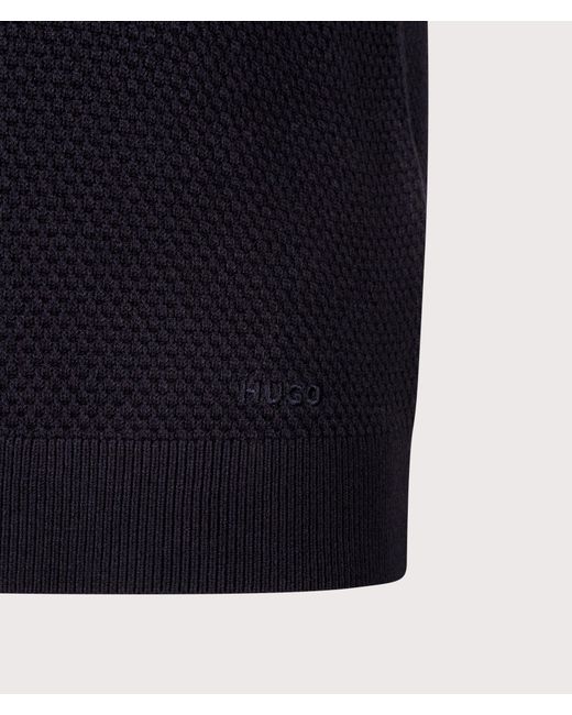 HUGO Blue Regular Fit Sholton Polo Shirt for men